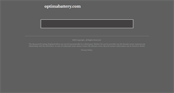 Desktop Screenshot of optimabattery.com