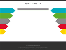 Tablet Screenshot of optimabattery.com
